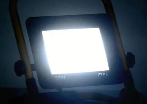 Proiector cu LED și mâner, alb rece, 50 W - 2/5