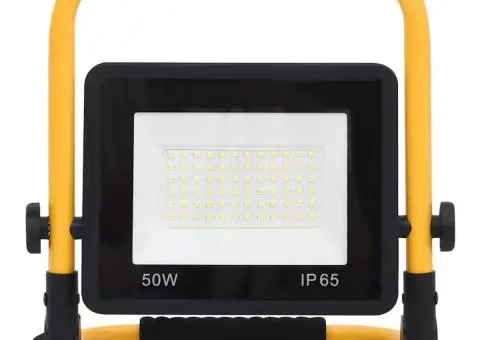 Proiector cu LED și mâner, alb rece, 50 W - 4/5