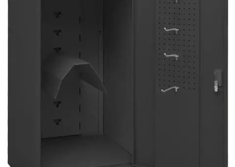 Dulap pentru șa, antracit, 53x53x105 cm, oțel - 5/5