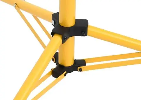 Proiector cu LED și trepied, 2x100 W, alb cald - 4/5