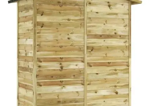 Șopron de grădină pentru depozitare, lemn de pin tratat - 5/5