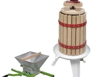 Set de presă și zdrobitor de fructe & vin, 2 piese