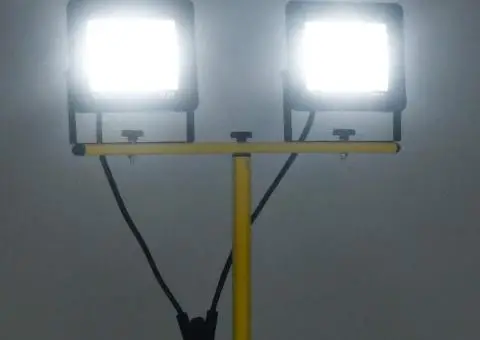 Proiector cu LED și trepied, 2x100 W, alb rece - 2/5