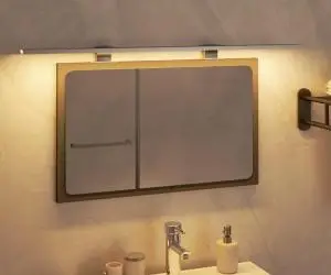 Lampă cu LED pentru oglindă, 13 W, alb cald, 80 cm, 3000 K