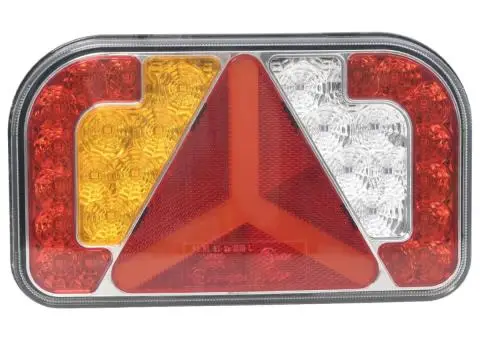 Lumini pentru remorcă, 2 buc., roșu, bec LED 12 V, 24x5x14,5 cm - 4/5