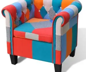 Fotoliu cu model Patchwork, material textil