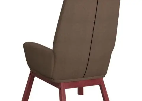 Scaun de relaxare, gri taupe, material textil - 5/5