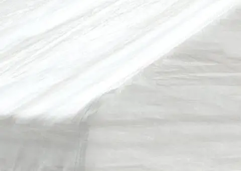 Foișor cu acoperiș, alb, 8,92x4,08x3,22 m, polietilenă - 4/5