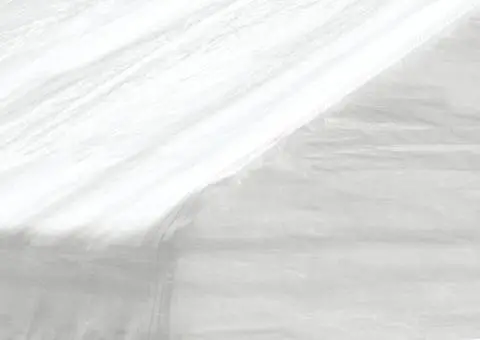 Foișor cu acoperiș, alb, 6,69x5,88x3,75 m, polietilenă - 4/5