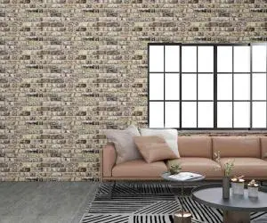 Panouri de perete 3D, model cărămidă, multicolor, 10 buc., EPS