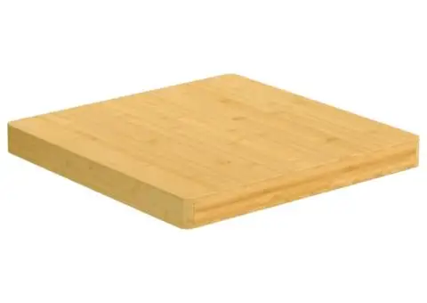 Blat de masă, 50x50x4 cm, bambus - 2/4