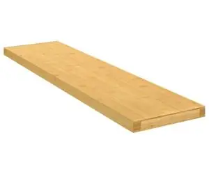 Raft de perete, 80x20x2,5 cm, bambus