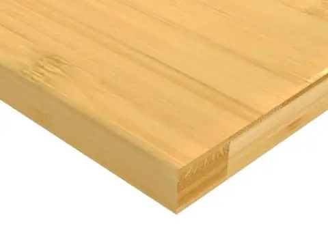 Raft de perete, 80x20x1,5 cm, bambus - 3/4