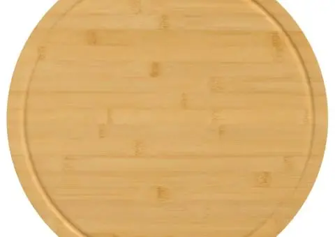 Tocătoare, 6 buc., Ø40x1,5 cm, bambus - 4/5