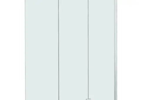 Cabină de duș pliabilă, 3 panouri, 130 x 138 cm, ESG - 2/5