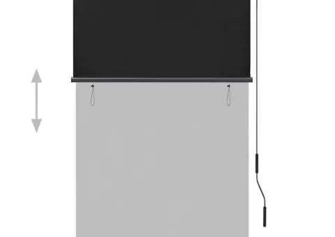 Jaluzea tip rulou de exterior, antracit, 100 x 250 cm - 3/5