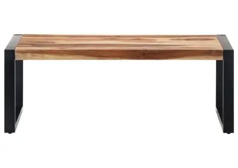 Măsuță de cafea, 110x60x40 cm, lemn masiv de acacia - 2/5