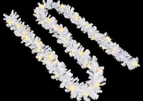 Ghirlandă de Crăciun cu lumini LED, alb, 5 m - 4/5