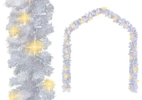 Ghirlandă de Crăciun cu lumini LED, alb, 20 m - 1/5