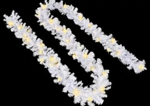 Ghirlandă de Crăciun cu lumini LED, alb, 20 m - 4/5