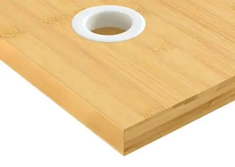 Blat de birou 110x55x2,5 cm bambus - 3/4