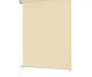 Jaluzea tip rulou de exterior, crem, 80x140 cm