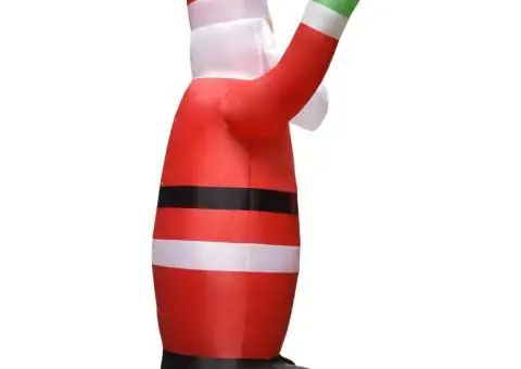 Decorațiune Crăciun Moș Crăciun gonflabil cu LED-uri IP44 4,5 m - 4/5