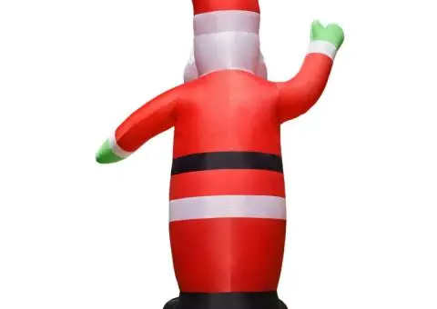 Decorațiune Crăciun Moș Crăciun gonflabil cu LED-uri IP44 4,5 m - 5/5