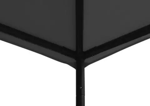 Pavilion, antracit, 3 x 3 m, material textil și oțel, 180 g/m² - 3/5