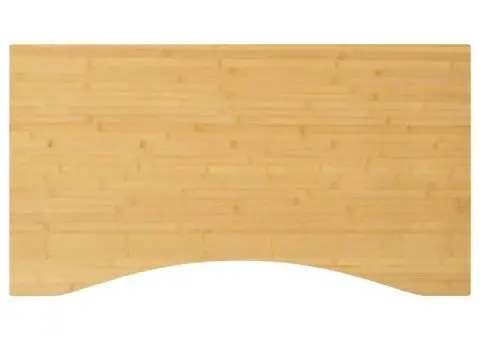 Blat de birou, 110x60x2,5 cm, bambus - 1/4