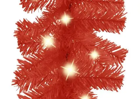 Ghirlandă de Crăciun cu lumini LED, roșu, 10 m - 3/5
