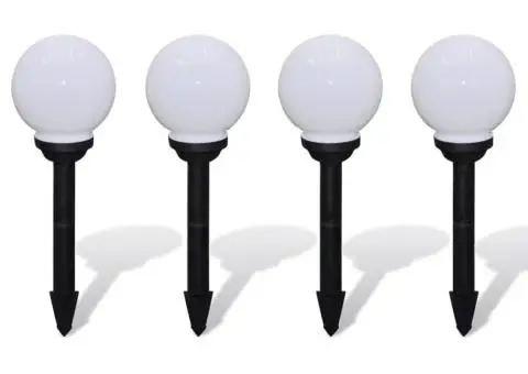 Lămpi de exterior pentru alei LED 4 buc. 15 cm, cu țăruș de sol - 2/5