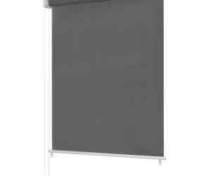 Jaluzea tip rulou de exterior, 120 x 140 cm, antracit