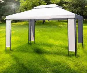Pavilion, alb, 3 x 4 m