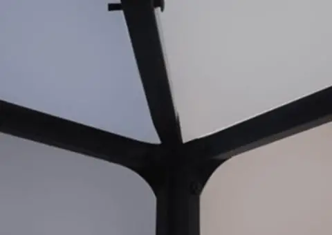 Pavilion, alb, 3 x 4 m - 4/5