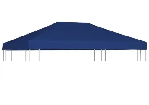 Acoperiș de pavilion, 310 g/m², albastru, 4 x 3 m - 1/5