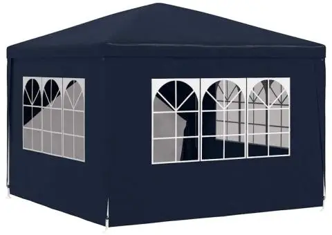 Cort petreceri 3 x 3 m, albastru - 5/5