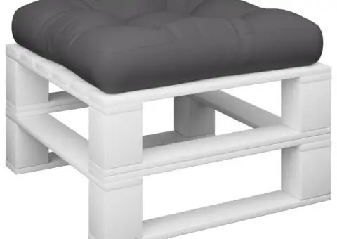 Pernă pentru paleți antracit 60x61,5x10 cm material textil - 3/5