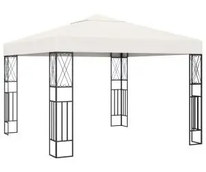 Pavilion, crem, 3 x 3 m, material textil