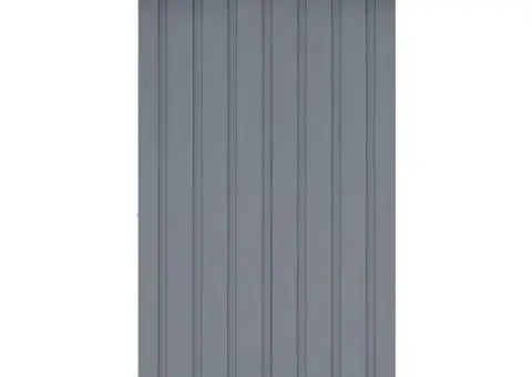 Șopron depozitare lemne, oțel galvanizat, 172x91x154 cm, gri - 4/5