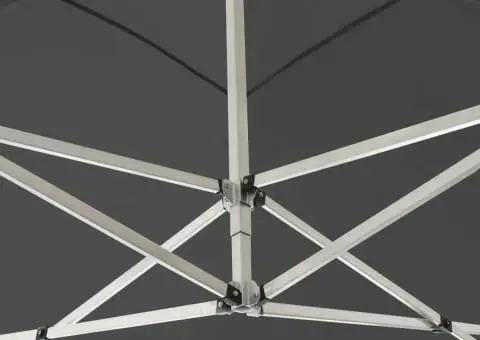 Cort de petrecere pliabil profesional, antracit, 3x3m, aluminiu - 5/5