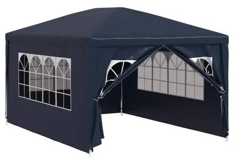 Cort de petrecere, albastru, 3 x 4 m - 2/5