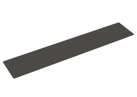 Covor traversă aspect sisal, antracit, 80x400 cm - 2/5