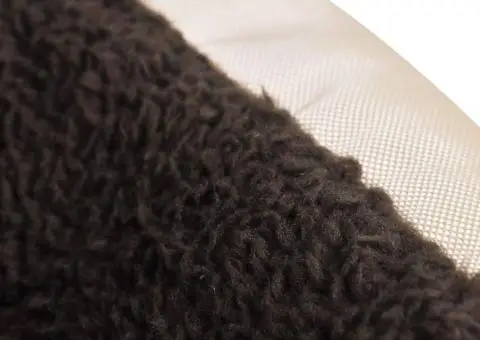 Pat pentru câini călduros cu pernă căptușită, M - 4/5