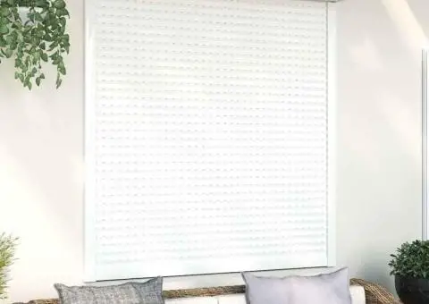 Oblon rulant, alb, 140 x 150 cm, aluminiu - 1/5