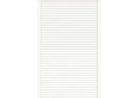 Oblon rulant, alb, 100 x 210 cm, aluminiu - 4/5