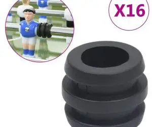 Dopuri de tijă pentru masa de fotbal, 16 buc., 15,9/16 mm