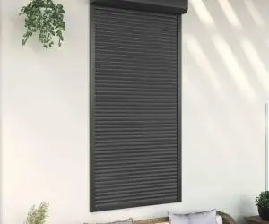 Oblon rulant, antracit, 110 x 220 cm, aluminiu