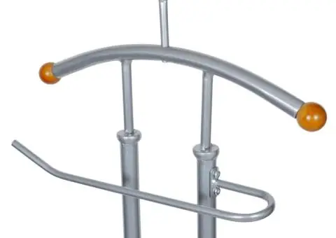 Suport haine tip valet/organizator îmbrăcăminte, cadru metalic - 3/5