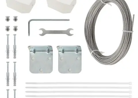 Paravan de balcon, albastru, 100 x 240 cm, țesătură oxford - 4/5